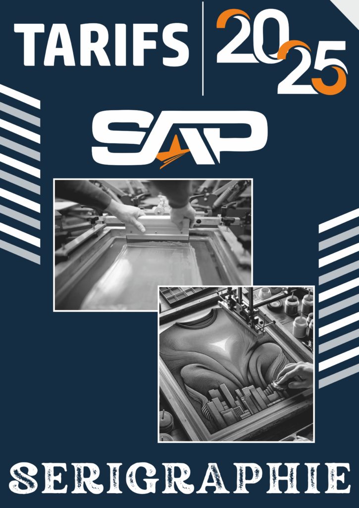 TARIF SERIGRAPHIE 2025